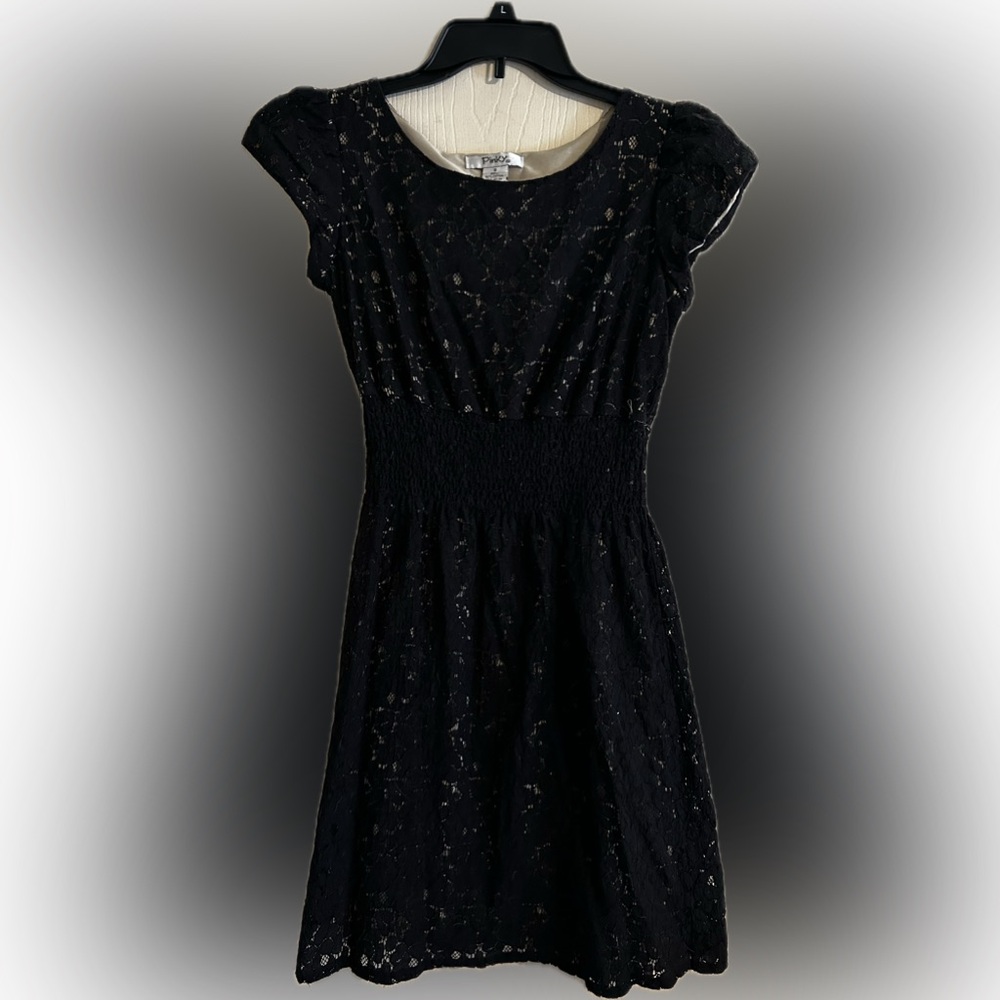 Pinky Black Mini Dress Size Small Pre-Loved